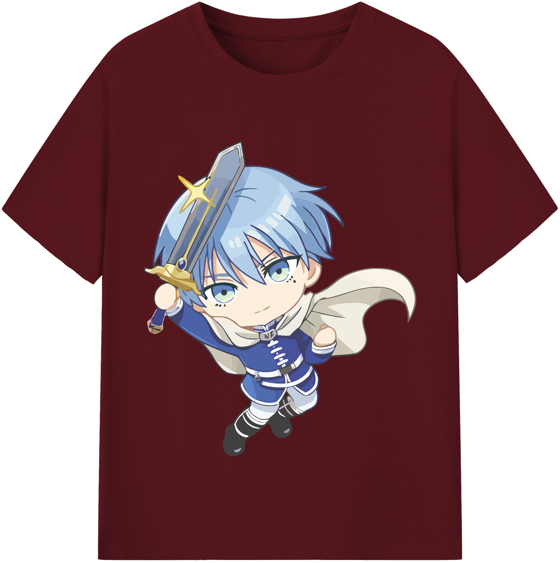 （画像用） 葬送のフリーレン Frieren 綿100％半袖Tシャツ（フロントプリント）